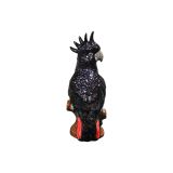 Cockatoo Statue Black