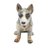Cattle Dog Sitting-Grey