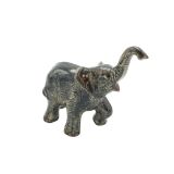 Elephant Grey Trunk Up