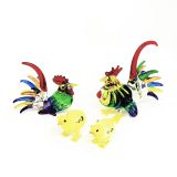 Glass Colourful Family