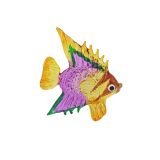 Glass Angel Fish Purple Small