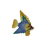 Glass Brown Mask Fish Small