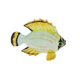 Glass Fish Blue/Yellow Small