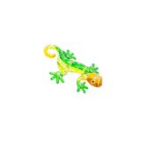 Glass Gecko Green Small