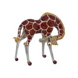 Glass Giraffe Head Back Large