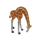 Glass Giraffe Head Down Small
