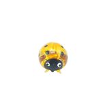 Glass Lady Beetle Mini Orange