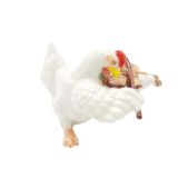 Musical White Hen-Violin