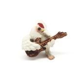 Musical White Hen-Guitar