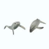 Porcelain Humpback Whale Set
