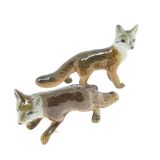 Porcelain Fox Set
