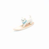 Porcelain Surfing Cat