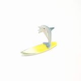 Porcelain Surfing Dolphin