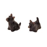 Porcelain Scotty Dog Blk Mini