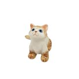 Porcelain Sitting Baby Cat- Br