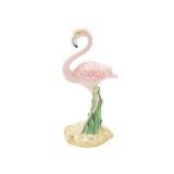 Porcelain Standing Flamingo