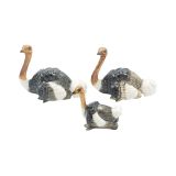Ostrich Set of 3