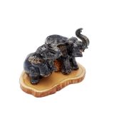 Salt & Pepper Elephant Br Base
