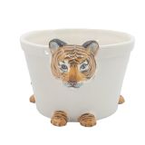 Porcelain Tiger Pot