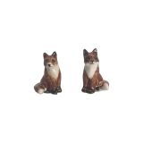 Porcelain Fox Mini Set