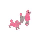 Glass Poodle Set Pink