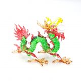 Glass Green Dragon Large