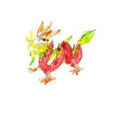 Glass Red Dragon Small