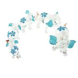 Glass Elephant 5 Piece Blue