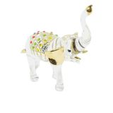 Glass Crystal Elephant Large