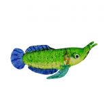 Glass Arawana Fish Green Small