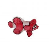 Glass Red Clown Fish Small