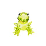 Glass Green Kelo Frog