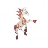 Glass Brown Horse Jumping