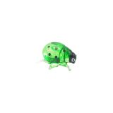 Glass Lady Beetle Mini Green