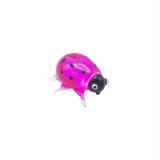 Glass Lady Beetle Mini Pink