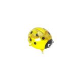 Glass Lady Beetle Mini Yellow