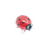 Glass Lustre Lady Beetle Red