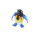 Glass Blue Penguin Small