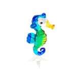 Glass Green Seahorse Small