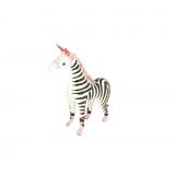 Glass Standing Zebra Mini