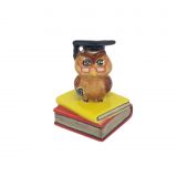 Graduation Owl on Books