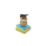 Graduation Owl on Books