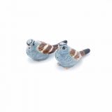 Salt & Pepper Bird-Blue/Brown